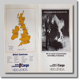 Two BCal Cargo (USA) posters